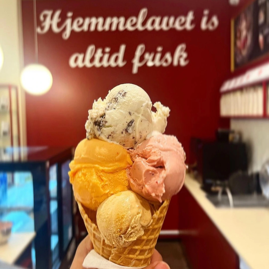 Frederiksberg Ismejeri - gelato, softice, is to go og is-shakes