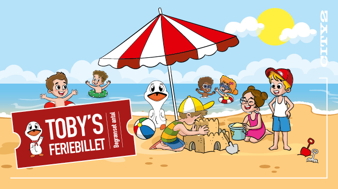 ToBy's sommerferiebillet 2025, City2 Taastrup ToBy's sommerferiebillet 2025, City2 Taastrup