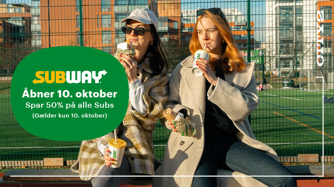 Subway åbner i City2, Taastrup 